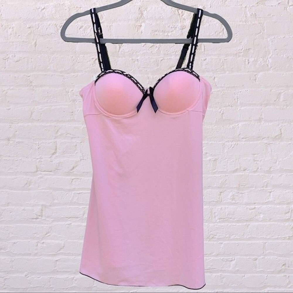 Y2K Rampage Pink Babydoll Nightie Lingerie, Medium